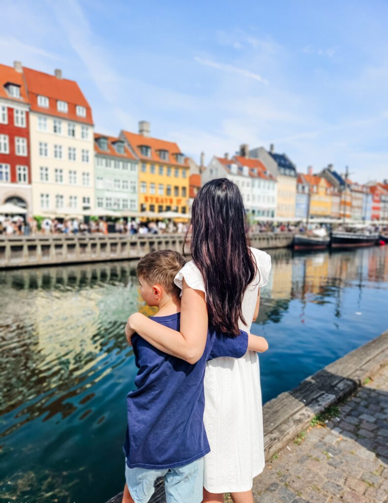 Colourful waterfront houses at Nyhavn, Copenhagen