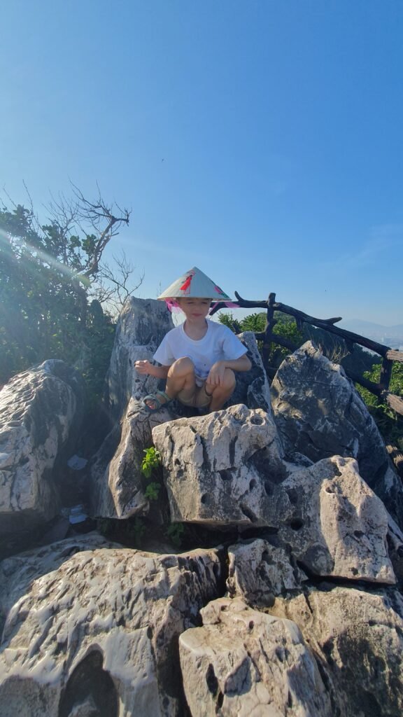 Explore the Marble Mountains in Da Nang with kids 6