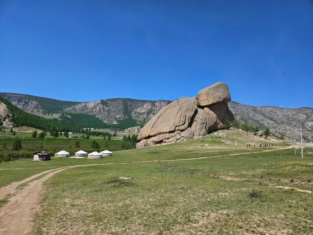 Turtle Rock formation in Gorkhi-Terelj National Park