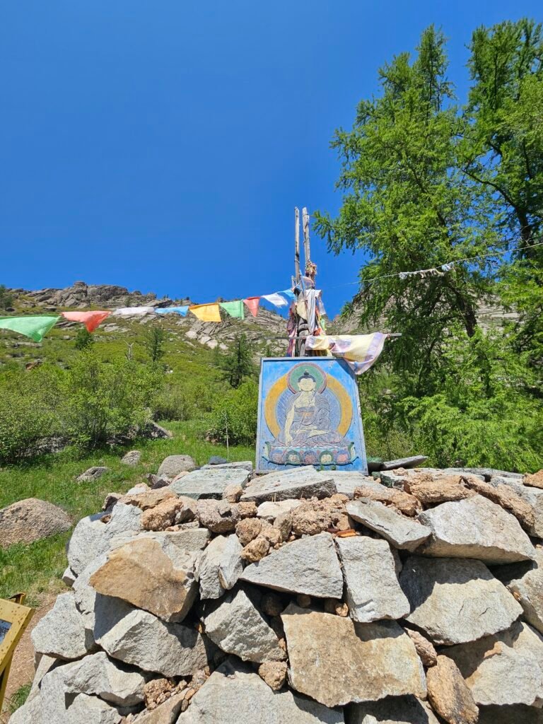 Views over Terelj National Park from Aryabal Meditation Temple