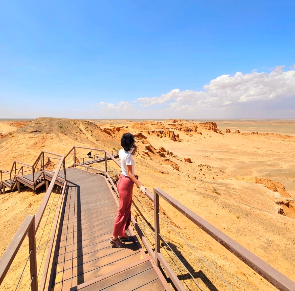 Gobi Desert scenery in Mongolia