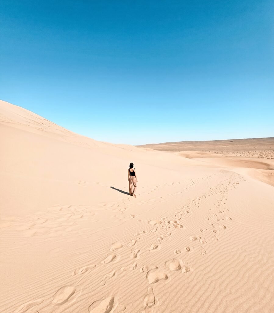 Gobi Desert scenery in Mongolia