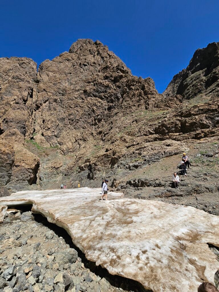 Yolyn Am (Eagle Valley) canyon in the Gobi Gurvansaikhan mountains
