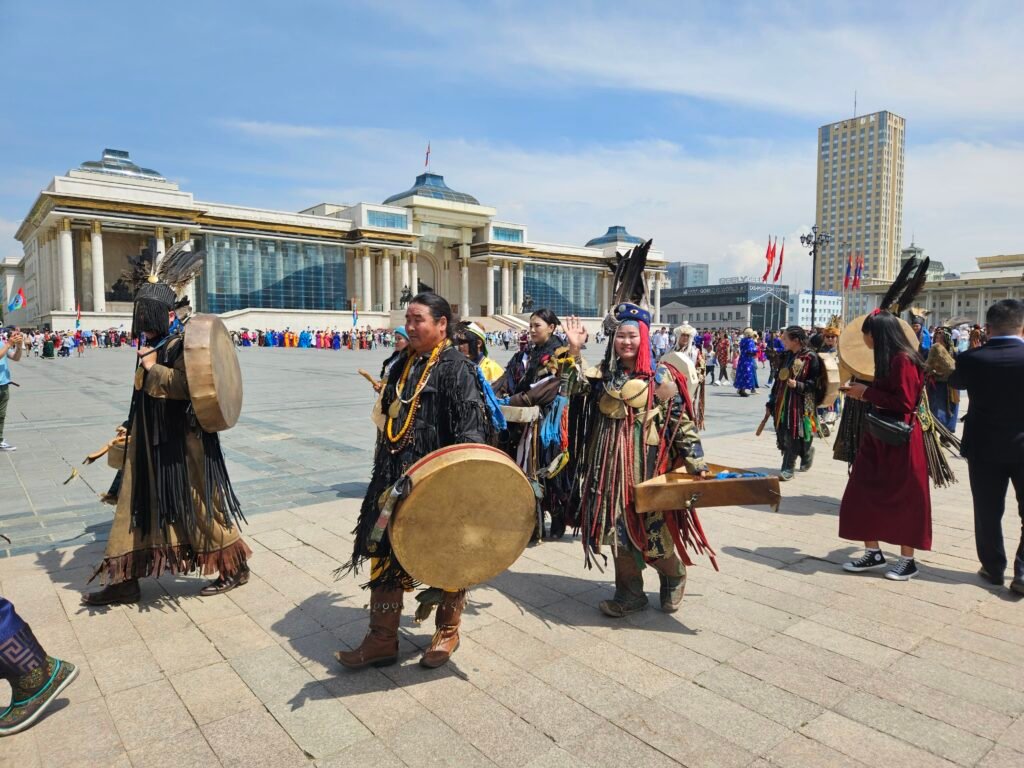 Naadam festival celebrations in Mongolia