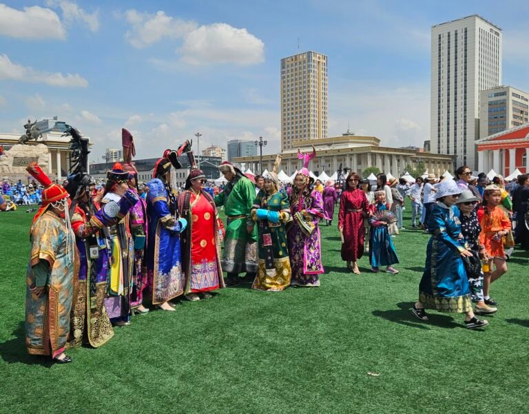 Naadam Festival celebrations in Ulaanbaatar, Mongolia