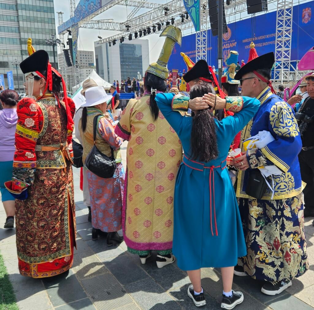 Crowds gathered for Naadam Festival festivities in Ulaanbaatar