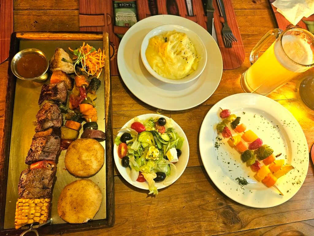 Interior of Joe's Beerhouse, a popular family restaurant in Windhoek
