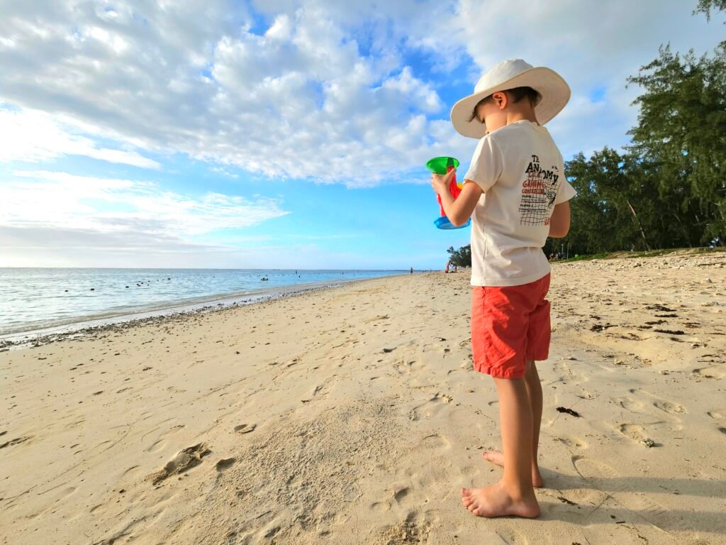 Enjoying our final days in Mauritius as a family