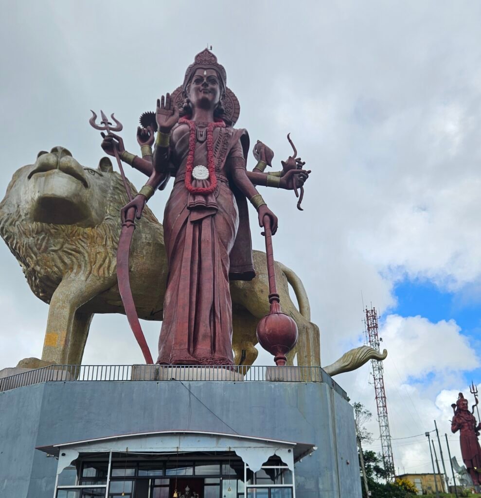The giant Shiva statue overlooking Grand Bassin, Mauritius