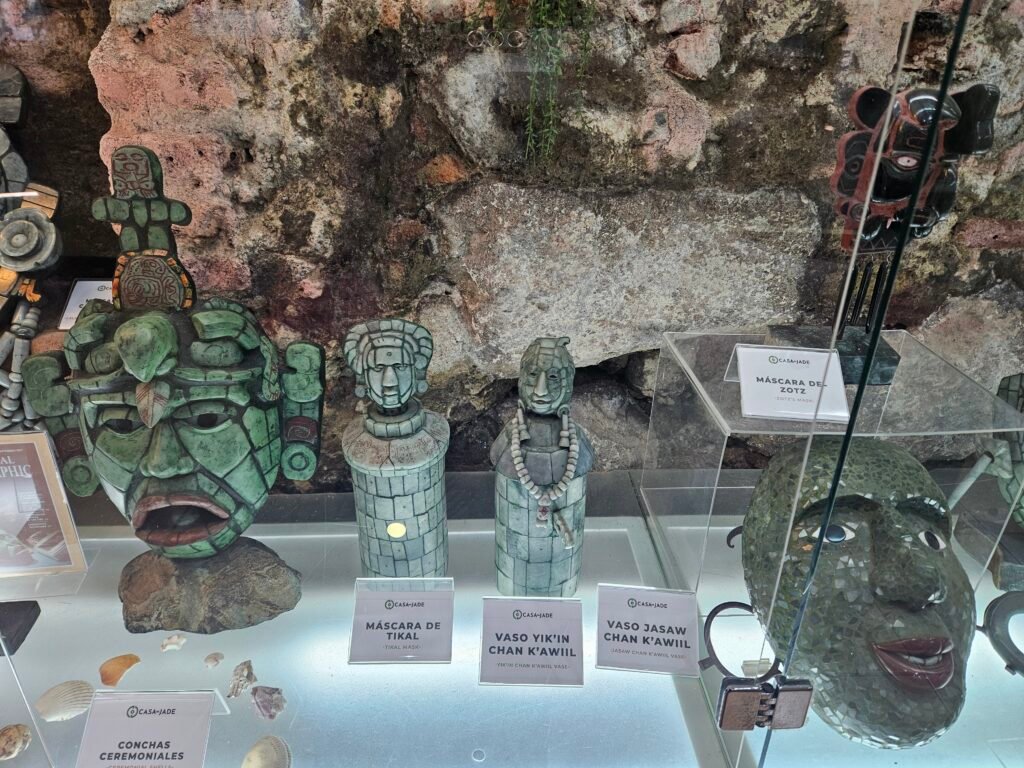 Jade jewellery workshop at the Jade Maya Museum in Antigua