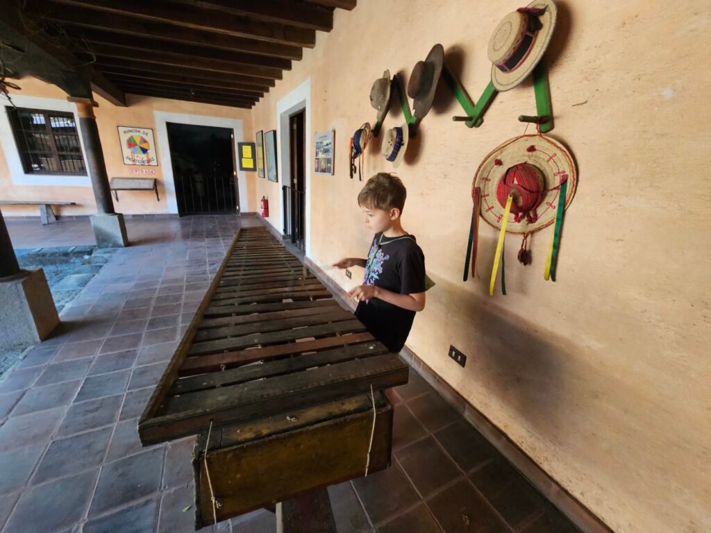 Coffee Museum exhibit at Finca La Azotea, Antigua Guatemala