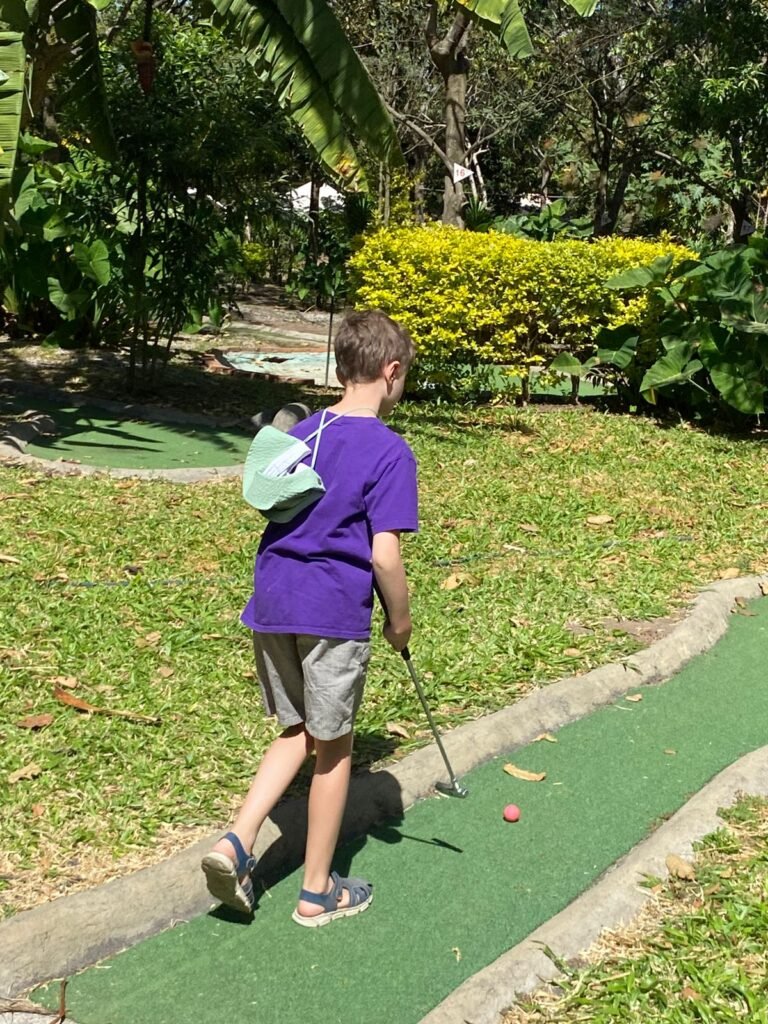 Outdoor activities at the worldschooling hub in Antigua Guatemala