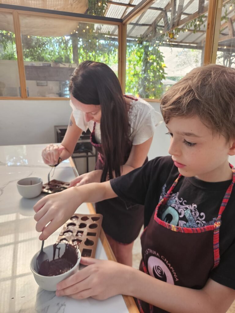 Handmade chocolates and Mayan hot chocolate at La Trufa Chapina