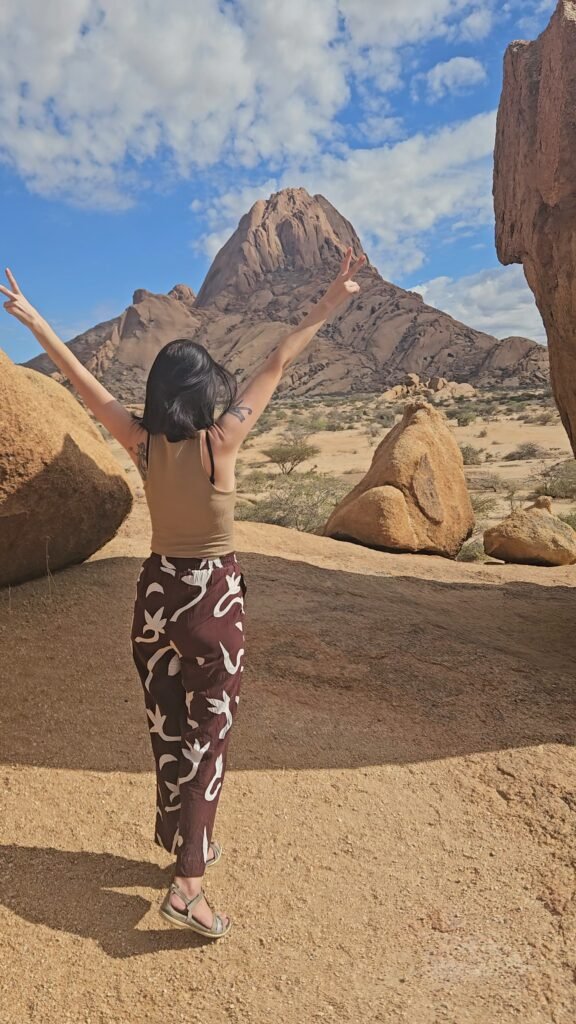 Family adventure moment captured during two months in Namibia