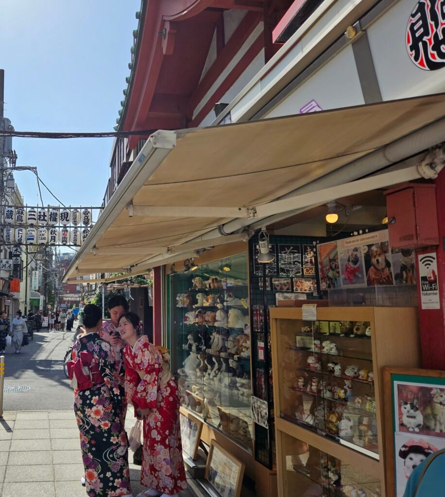 Visiting Senso-ji in Asakusa with kids