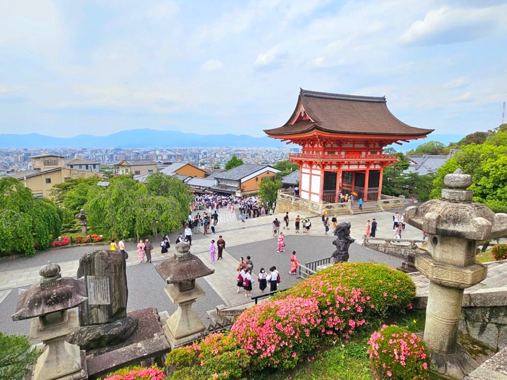 Visiting Kiyomizu-dera with kids