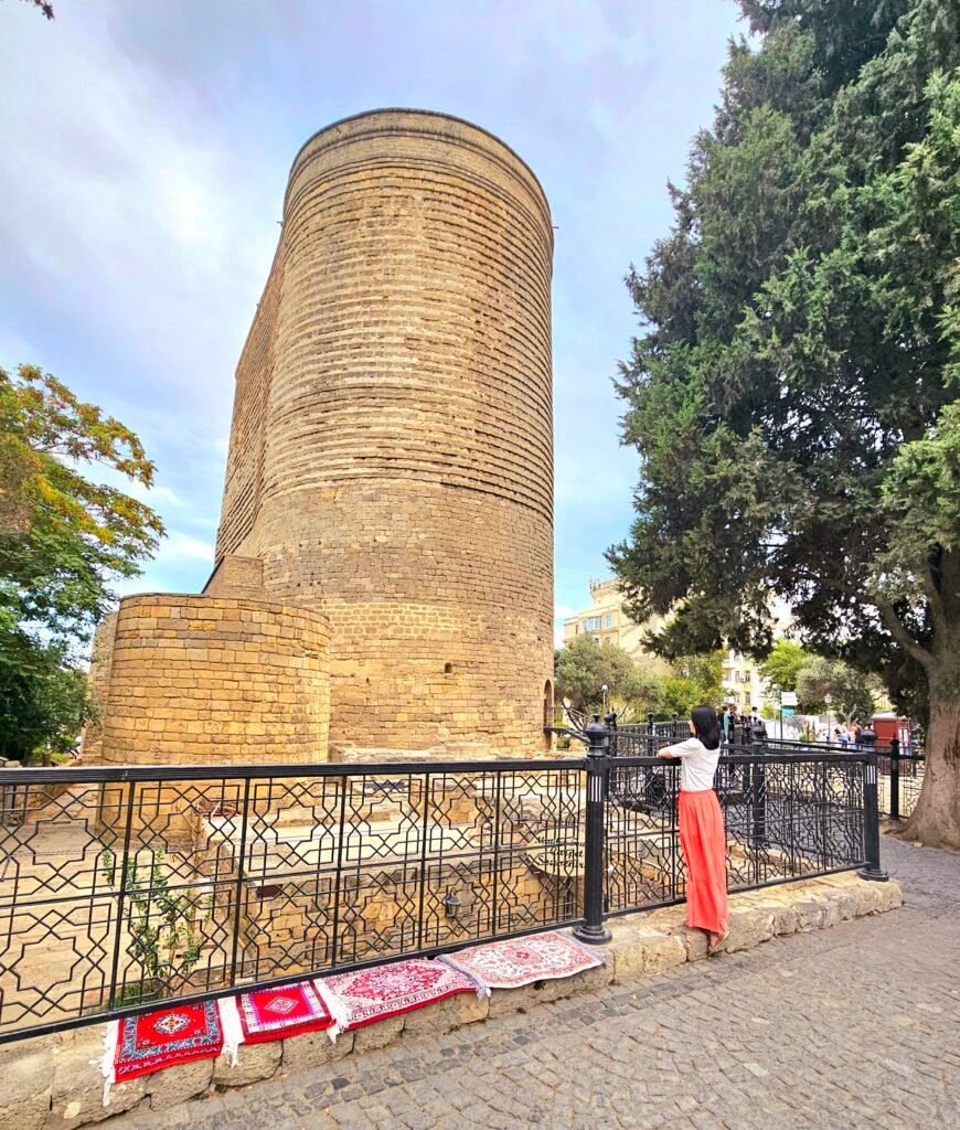 Maiden tower in Baku old town, Azerbaijan