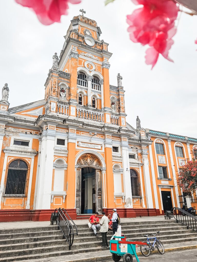 Yellow Granada Cathedral in Nicaragua