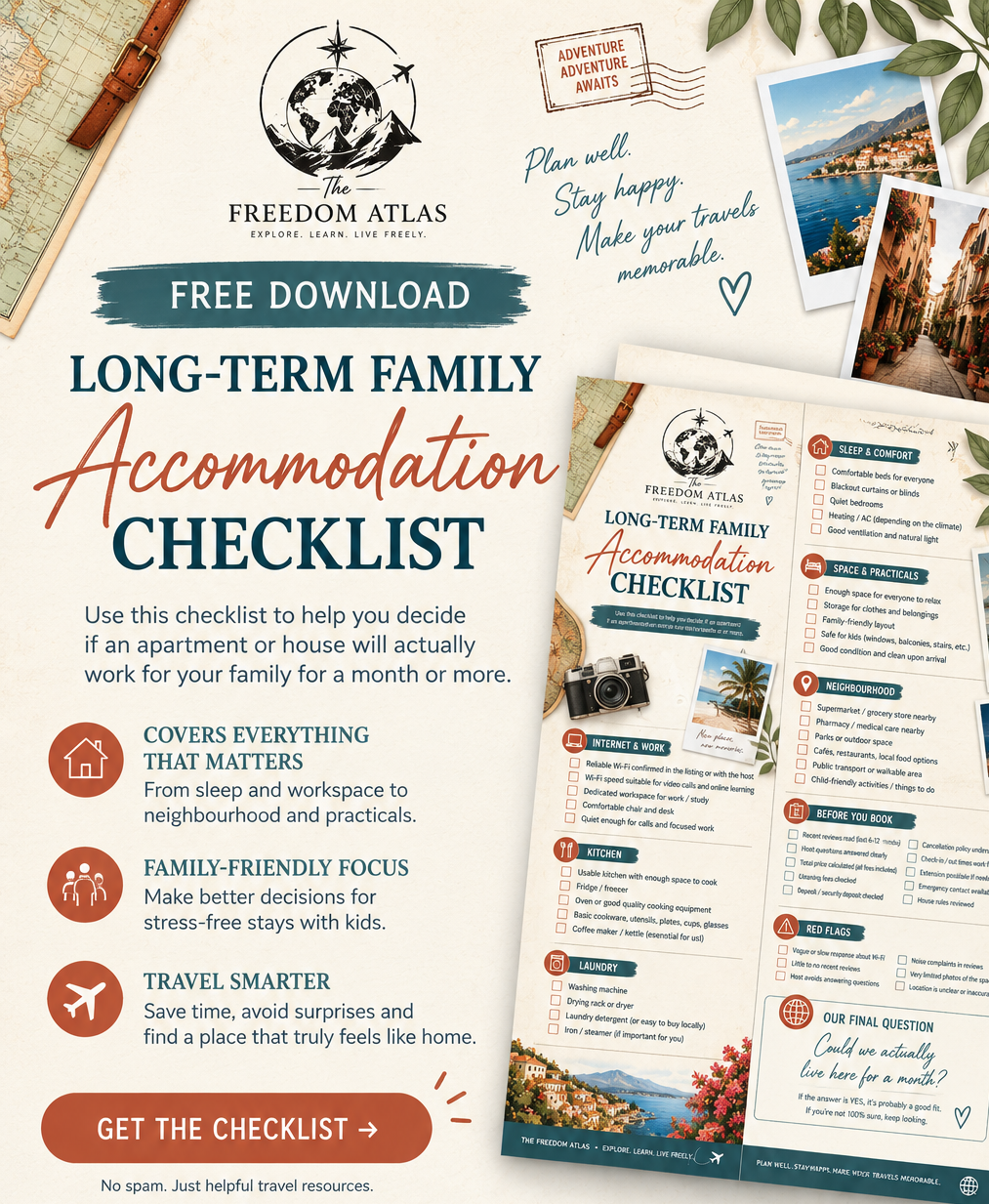 Long-Term Family Accommodation Checklist - free download